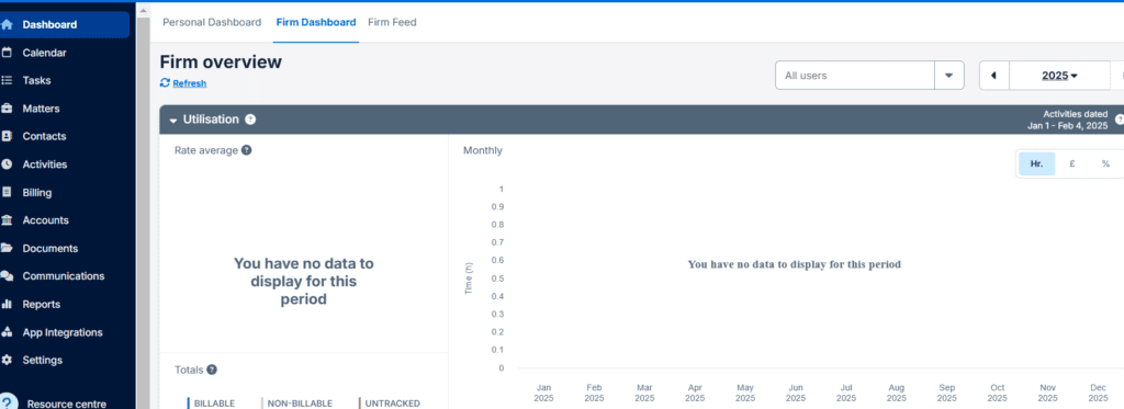 Clio Grow’s intake form or client dashboard.